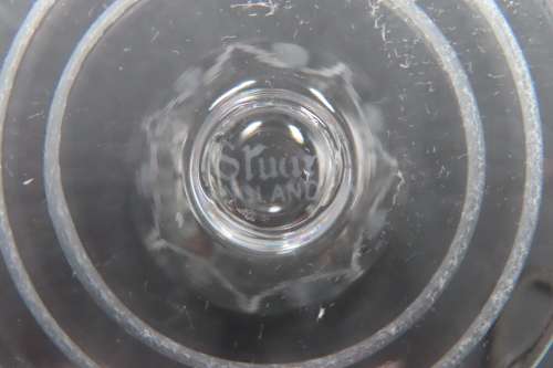 Stuart Crystal Vintage Liqueur Glasses x 2