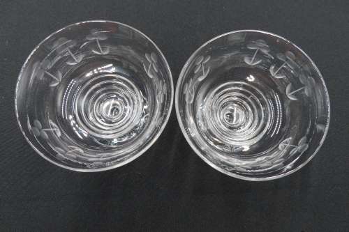 Stuart Crystal Vintage Cocktail Glasses x 2