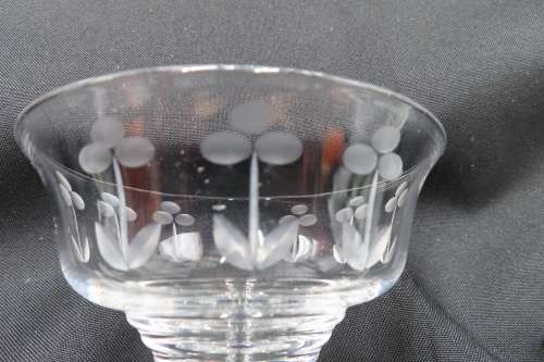 Stuart Crystal Vintage Cocktail Glasses x 2