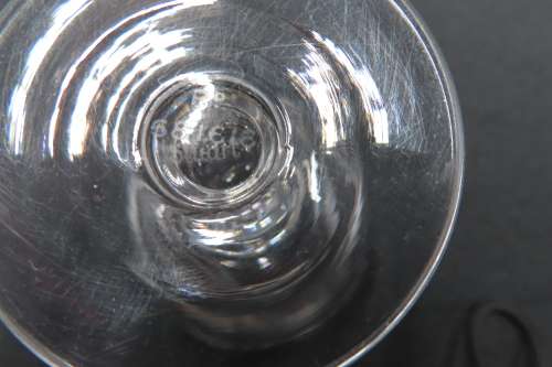 Stuart Crystal Vintage Grape Vine Pattern Glasses x 2