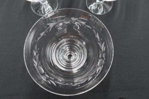 Stuart Crystal Vintage Cocktail Glasses x 3