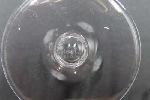 Stuart Crystal Vintage Fern Pattern Glasses x 4