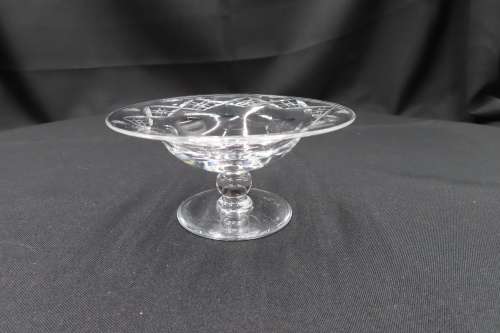 Webb Corbett Crystal Bon Bon Dish.