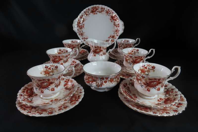 Royal Albert Keepsake 21 Piece Tea Set.