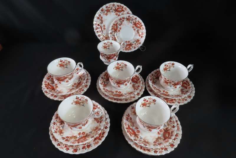 Royal Albert Keepsake 21 Piece Tea Set.