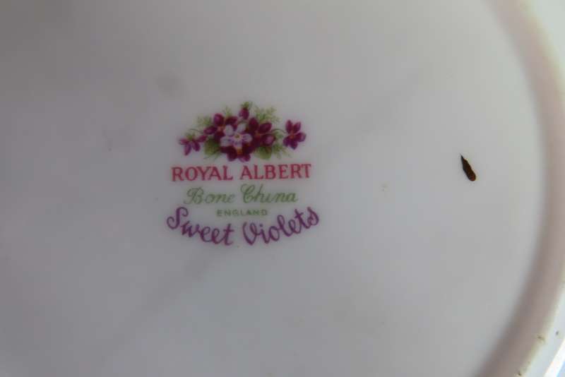 Royal Albert Sweet Violets Tea Trio