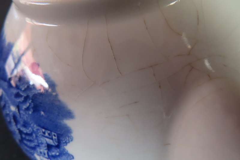 ENOCH WOOD`S ENGLISH SCENERY TEA POT.