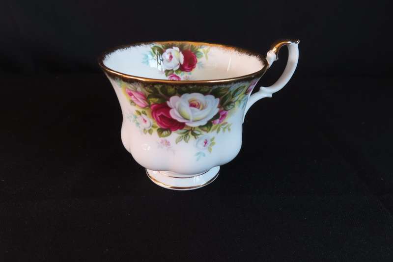 ROYAL ALBERT CELEBRATION TEA TRIO.