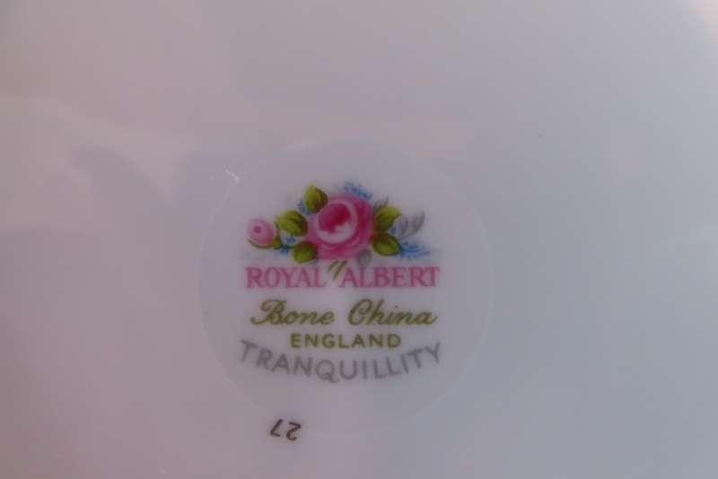 ROYAL ALBERT TRANQUILLITY TEA TRIO