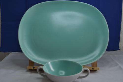 Poole Serving Plate and Soup Bowl