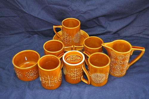 Totem Portmeirion 5 Duo's Milk and Sugar Bowl Coffee Set