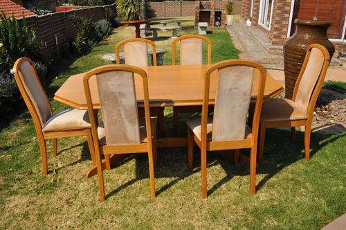 8 Piece Oak Dining Room Suite  -