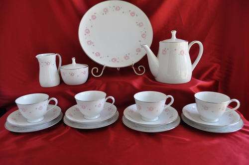 Noritake Complete Tea Set. "Leanna 6424" (See description for postage)