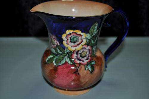 H&K Tunstall Handpainted Flower Pattern Jug