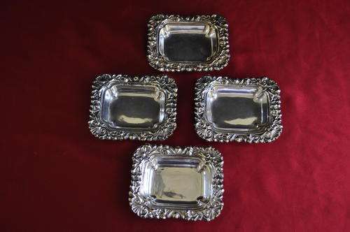 Silver Plated Condiment Dishes