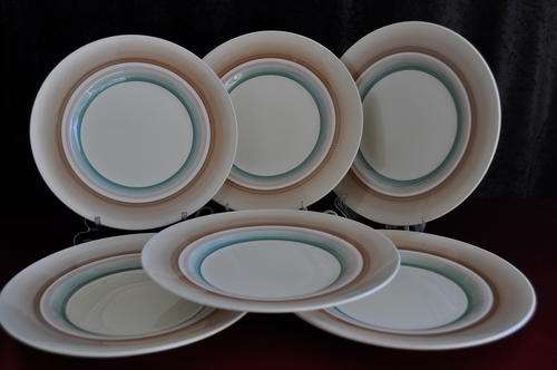 Suzie Cooper Dinner Plates x 6