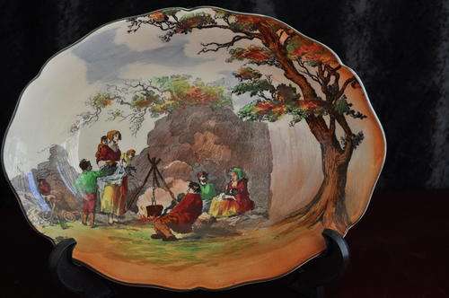 Royal Doulton "The Gipsies" Oval Dish (D4983)