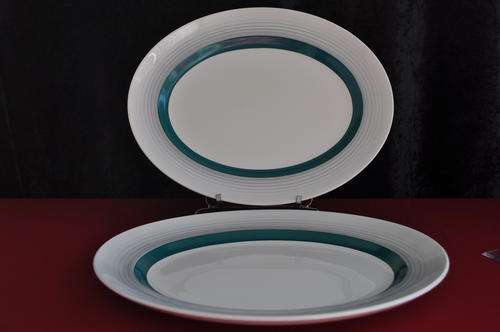 Midwinter Staffordshire England - 2 x Large Oval Serving Plates