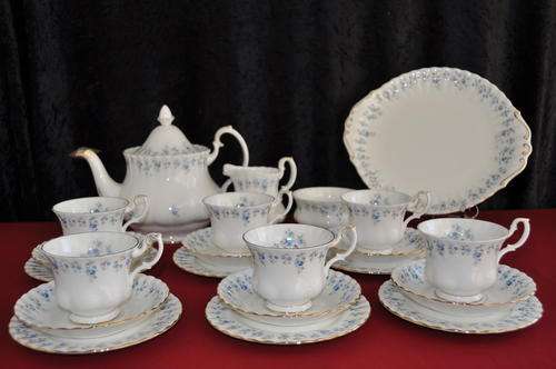 Royal Albert "Memory Lane" Complete Tea Set.