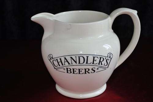 Burleigh Ware "Chandler's Beer's" Water Jug