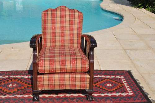 Imbuia Ball And Claw Arm Chair --  Collections Only !!!!!