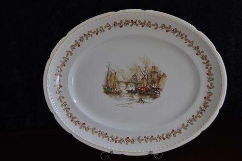Swinntertons "Majestic Vellum" Very Large Oval Serving Plate