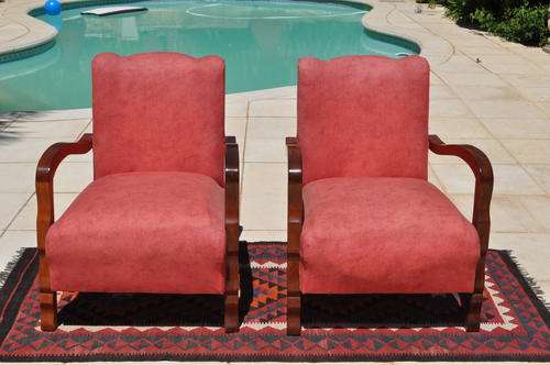 Pair of Teak Arm Chairs  ---  Collections Only !!!!! (Price Is For Both Chairs)