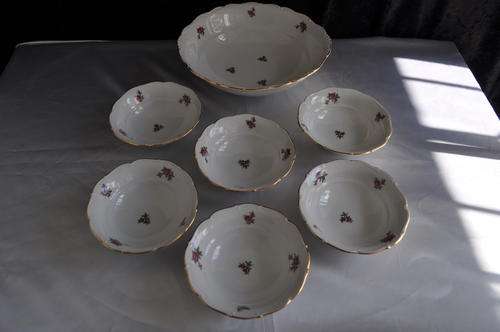Dessert Set Czechoslovakia