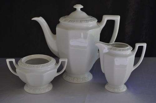 Rosenthal "Classic Rose" Coffee Pot, Milk Jug & Sugar Bowl