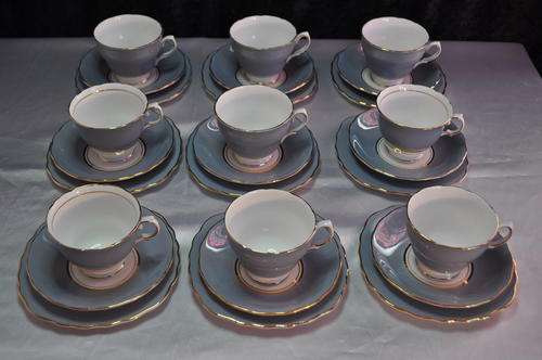 Colclough 28 Piece  (9 Trio's & Sugar Bowl)