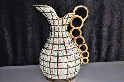 H Bequet Belgium Large Decorative Jug  -- Beautiful!!!