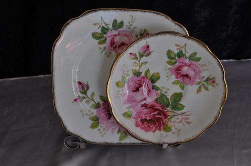 Royal Albert "American Beauty" Side Plate & Saucer