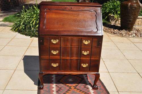 Imbuia Ball & Claw Bureau   --  Collections Only!!!