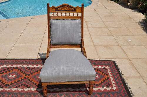 Early Victorian Oak Welsh Side Chair.   ----  Collections Only!!