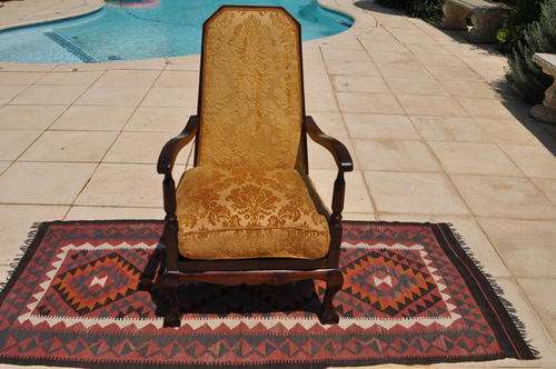 Imbuia Ball & Claw High Back Arm Chair  ---   Collections Only!!