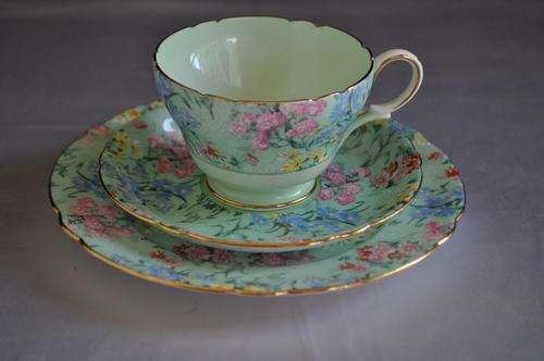 Shelley Fine Bone China "Melody" Trio