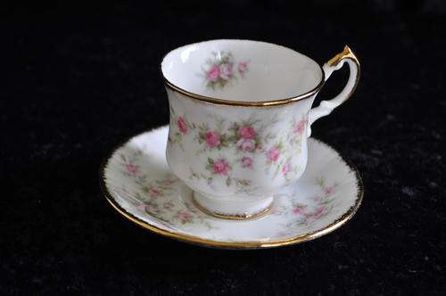 Royal Albert "Victoriana Rose" Coffee Duo