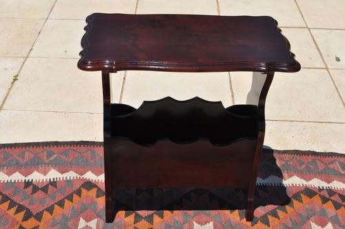 Mahogany Magazine Stand   --------   COLLECTIONS ONLY !!!!!!!