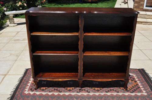 Imbuia Bookshelf  Queen Ann Feet ----  Collections Only!!!