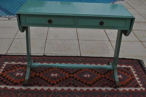 Turquoise Drop Side Entrance Hall / Dressing Table ----  Collections Only!!!