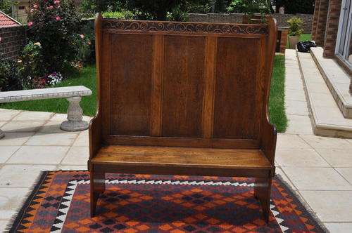 Oak Monk's Bench     -----     Collections Only!!!!