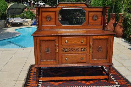 Edwardian Style Teak Sideboard -  Collections Only!!!!