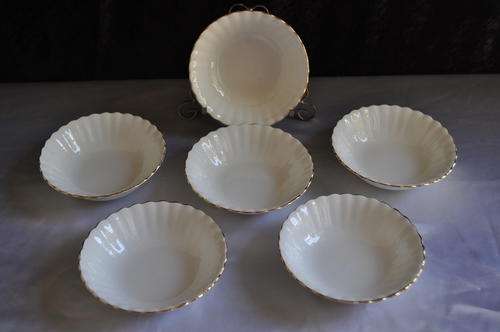 Royal Albert "Val D'or" Dessert Bowls x 6