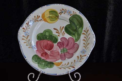 Belle Fiore Chanticleer Ware Simpsons Potters Cake Plate