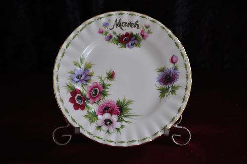 Royal Albert Flower Of The Month "Anemones" March