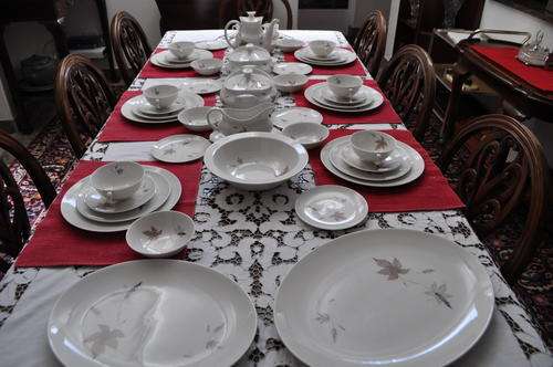 Royal Doulton "Tumbling Leaves" TC1004  --  43 Piece Dinner Set & 11 Piece Coffee Set --  Collection