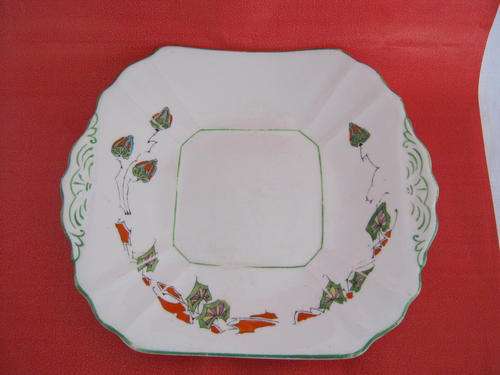 PLATE Staffordshire bone china- DAVID CHAPMAN & SONS - ATLAS pottery mark -dated 1934-1939