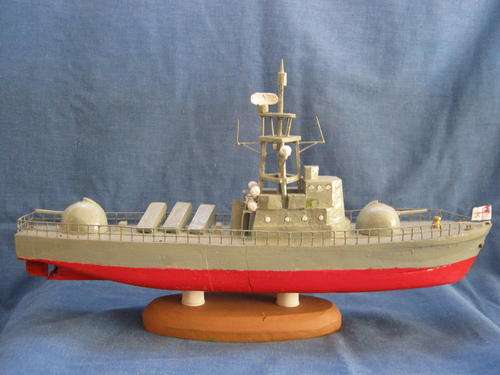 SPIKE CRAFT OF S.A. NAVY - wooden model (minister guided missile high speed)