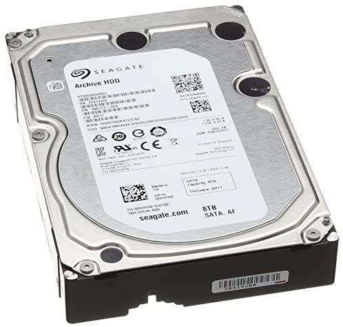 Seagate Archive HDD 8TB SATA 6GBps 128MB Cache SATA Hard Drive (ST8000AS0002)