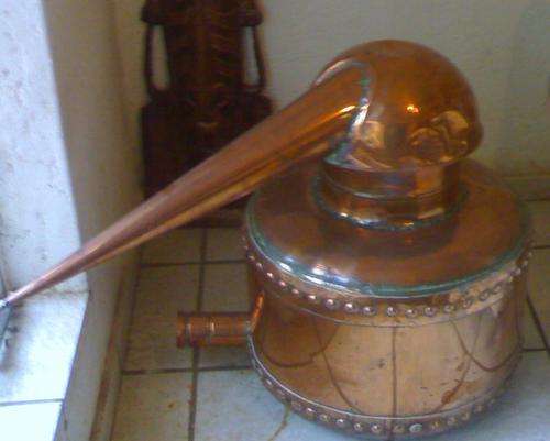 Copper Distiller  - Stook ketel - For the serious collector